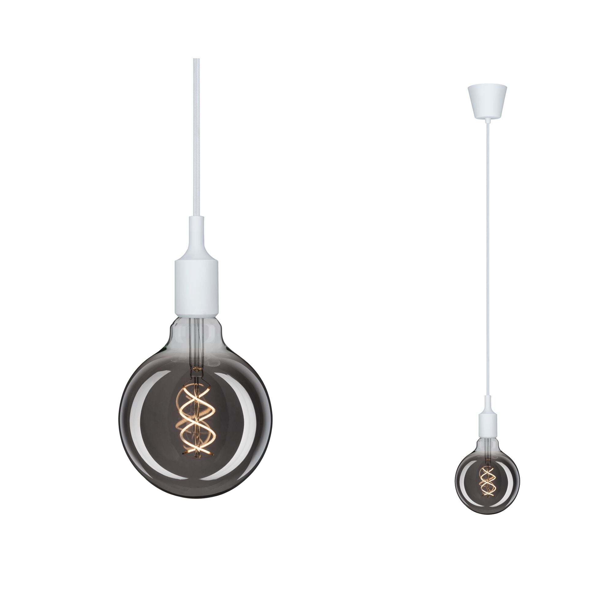 Neordic Luminaire en suspension Ketil E27 max. 60W Blanc gradable Silicone, Matière plastique - 2