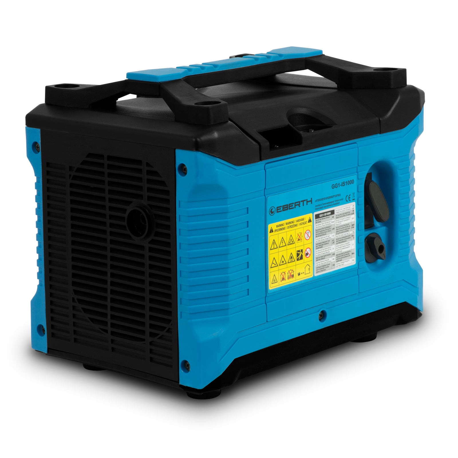 EBERTH Générateur d'Électricité Inverter Silencieux 1000 W, Groupe Électrogène, Moteur à Essence 2 CV, 1x 230V et 2x prise USB - 2