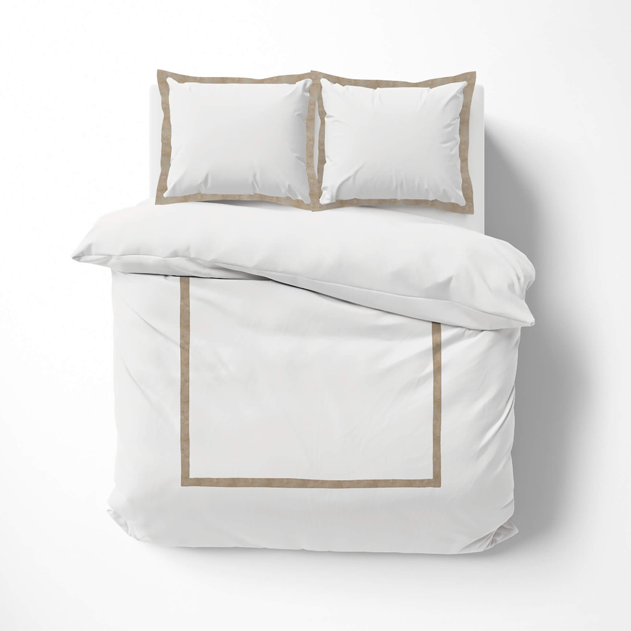 PARURE 3 P. 240 x 220 CM UNI 57 FILS LAURALINE - 220x240cm - Blanc - 3