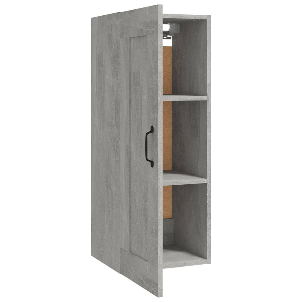 Meuble de rangement | Armoire suspendue Gris béton 35x34x90 cm Bois d'ingénierie326291 - 7