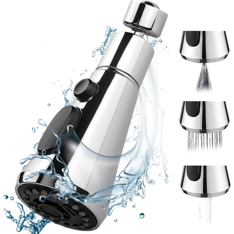 Spryskiwacz do kranu kuchennego 360 stopni, 3-trybowy spryskiwacz do kranu kuchennego, dysza do kranu kuchennego, uniwersalny G 1/2