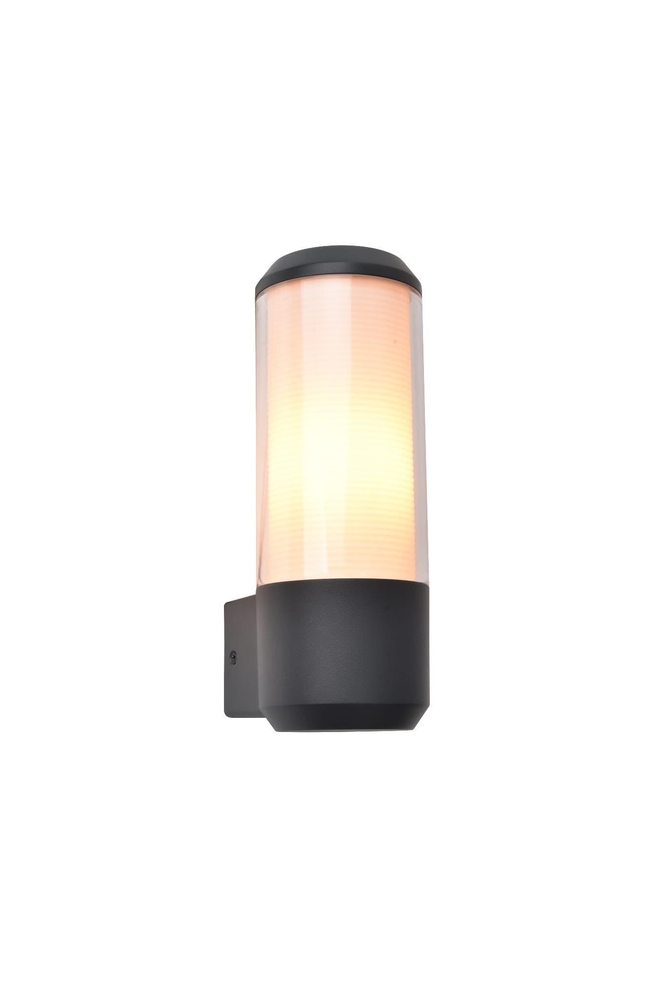 Kinkiet zewnętrzny HEROS szaro-biały 1xE27x15W wym:26,2x9,6x12cm IP44 Lutec