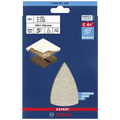 Set de mallas de lija EXPERT M480 de 100 x 150 mm, 10 unidades - 2
