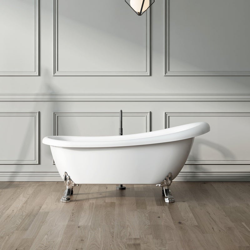 Bañera con patas RICHMOND 155 cm patas LEÓN DORADAS - 5