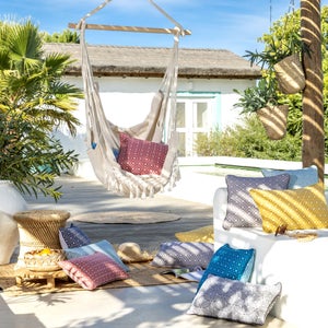 Coussin Exterieur Terracotta sur