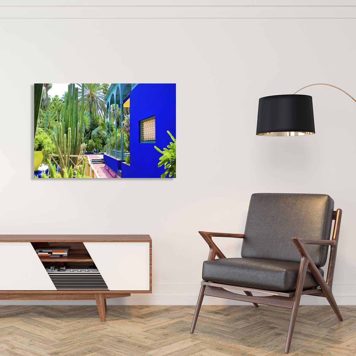 Tableau jardin majorelle - 60x40cm - 2