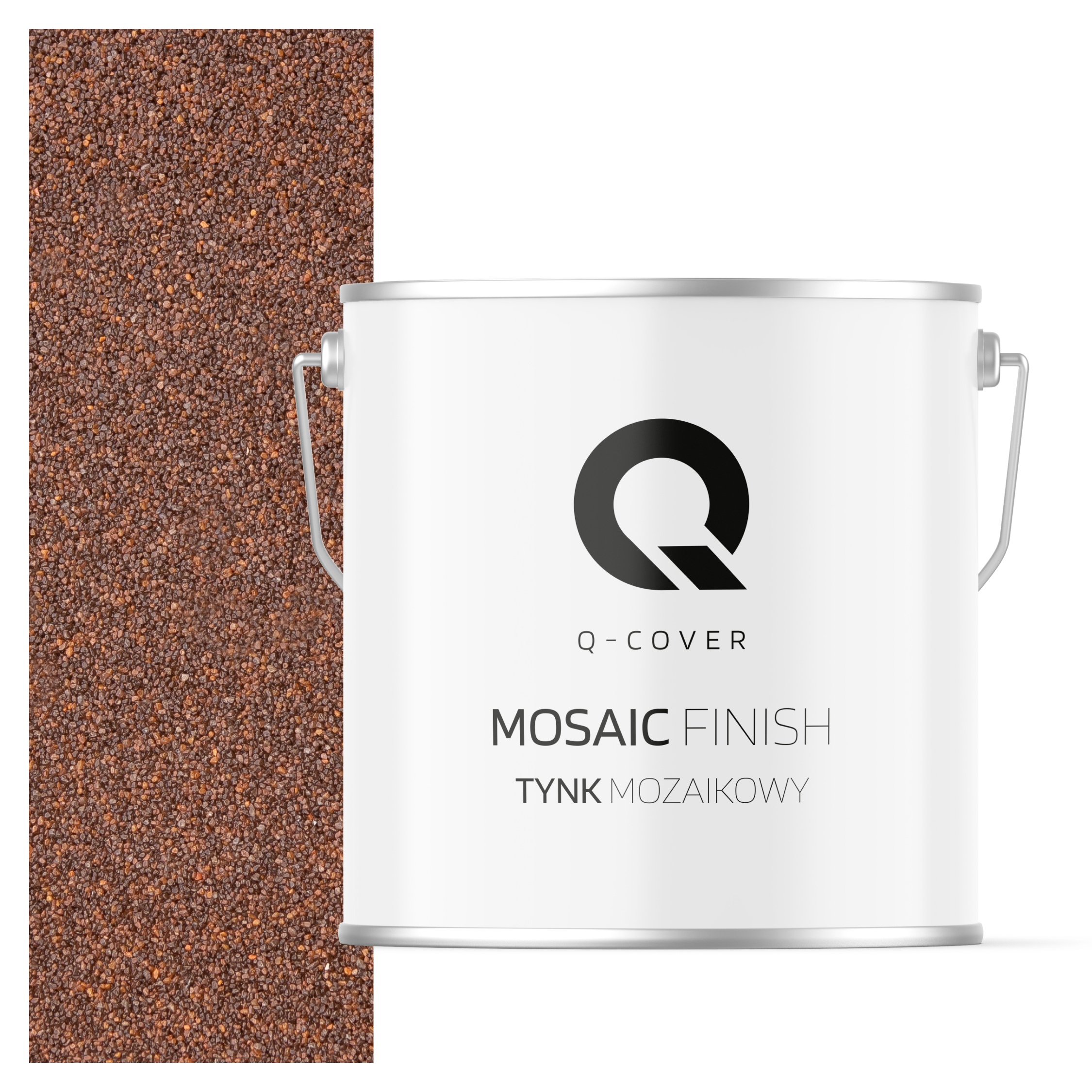 Tynk Mozaikowy Q-Cover Brązowy ciemny M72 7KG