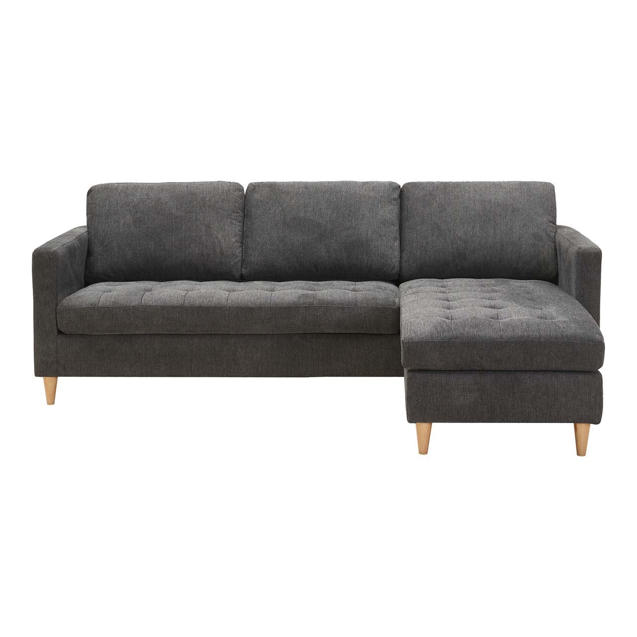 Firenze sofa szezląg ciemny szary.