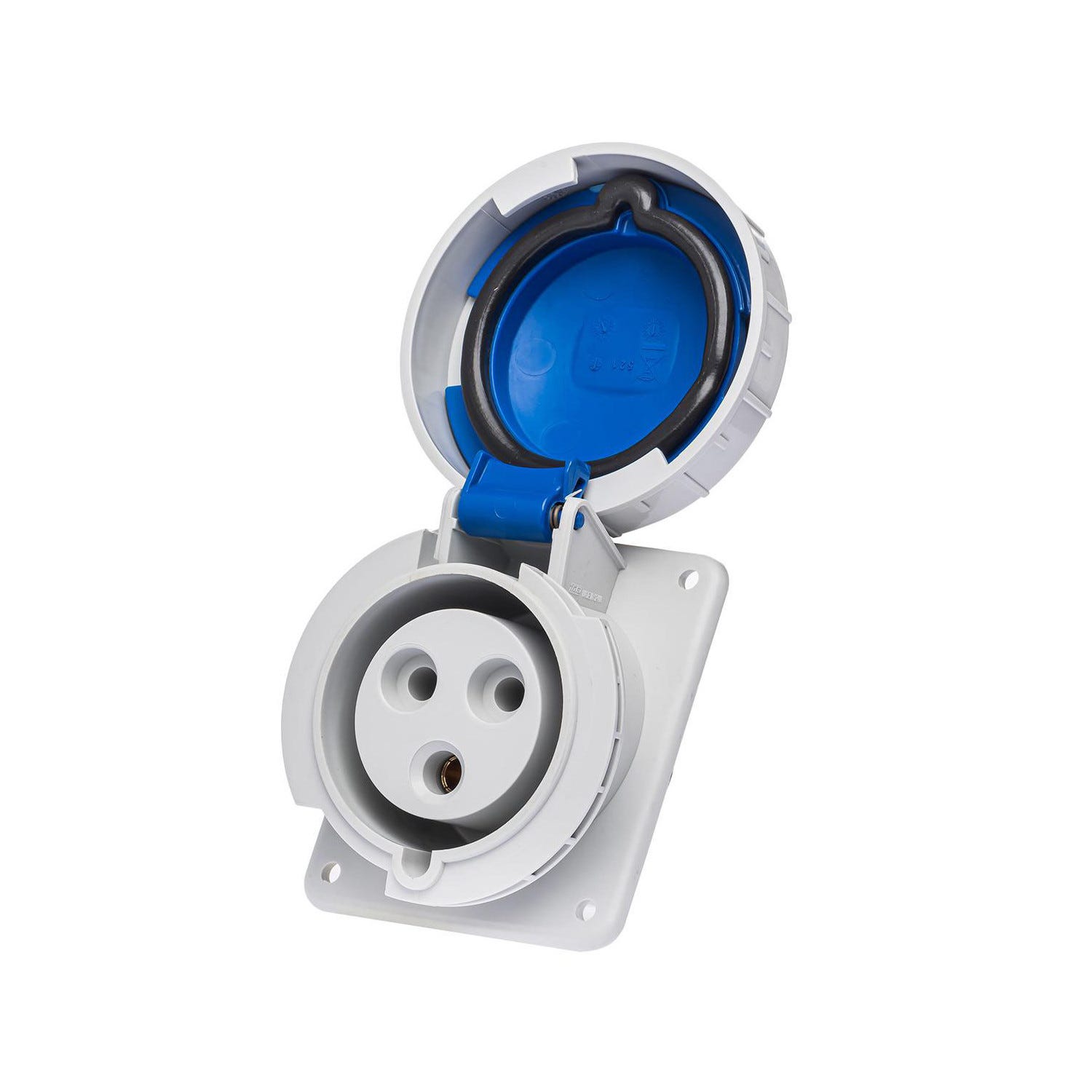 Prise Monophas 32a 2p t Encastrable Sur Coffret tanche Ip67 Ide prise-monophas-32a-2p-t-encastrable-sur-coffret-tanche-ip67-ide