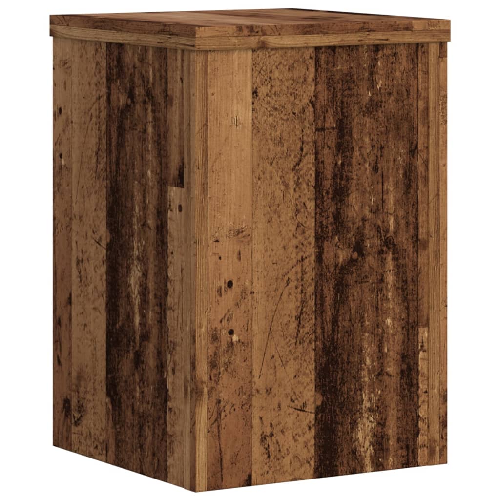 Support de plantes, 2 pièces, bois ancien, 20 x 20 x 30 cm - 5