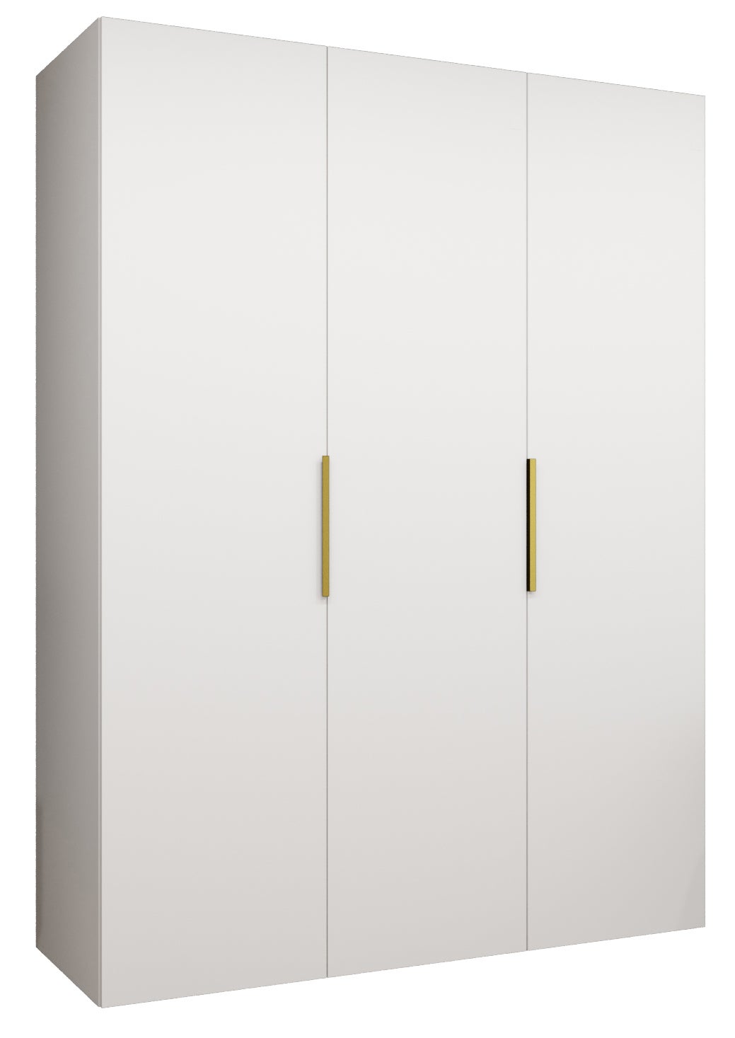 Szafa uchylna otwierana Marbella 1 150 x 52 x 202 cm biały + u. złoty Abiks Meble