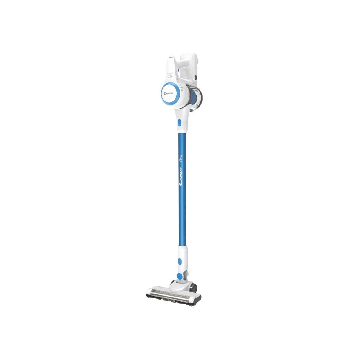 Hoover Candy Viva CVIVA20 011 Scopa Elettrica Senza Fili, Senza Sacco, 0,7 L, Ciclonica, Mini Turbo Spazzola, Autonomia 35 Min, Bianco