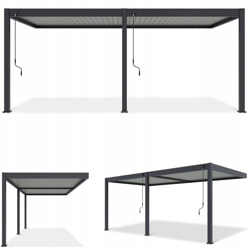 Pergola Ogrodowa Gutroof Przyścienna Zadaszenie Elegance 3x6 Aluminium Taras 1 szt