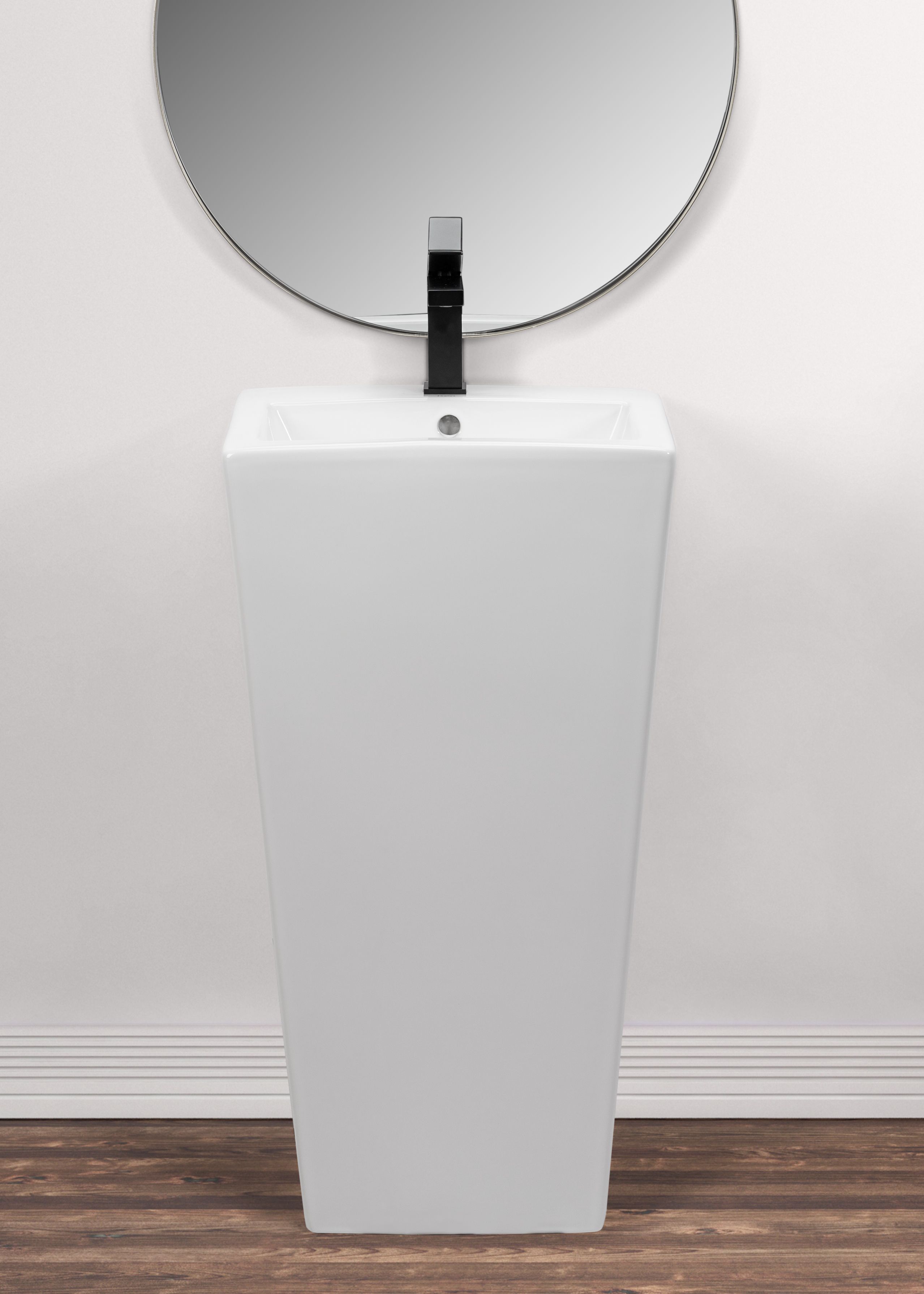 VASQUE AUTOPORTANTE REA DARIA WHITE 44X38X83CM - 4