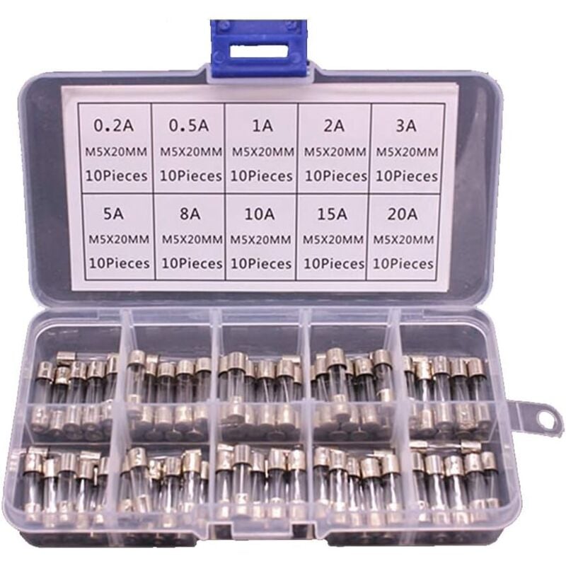 A ABSOPRO Automotive 20A AFS per Mini ANL Fusibili 32V Plastica (Set 5