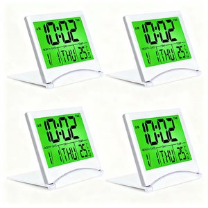Orologio da scrivania sveglia digitale design moderno trasparente temperatura umidità orologio tavolo batteria per ufficio soggiorno camera letto ecc | Leroy Merlin