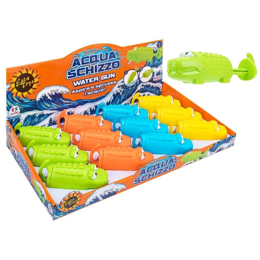 Pistola de agua pulverizada de 14 cm, globo de cocodrilo 40555 (1