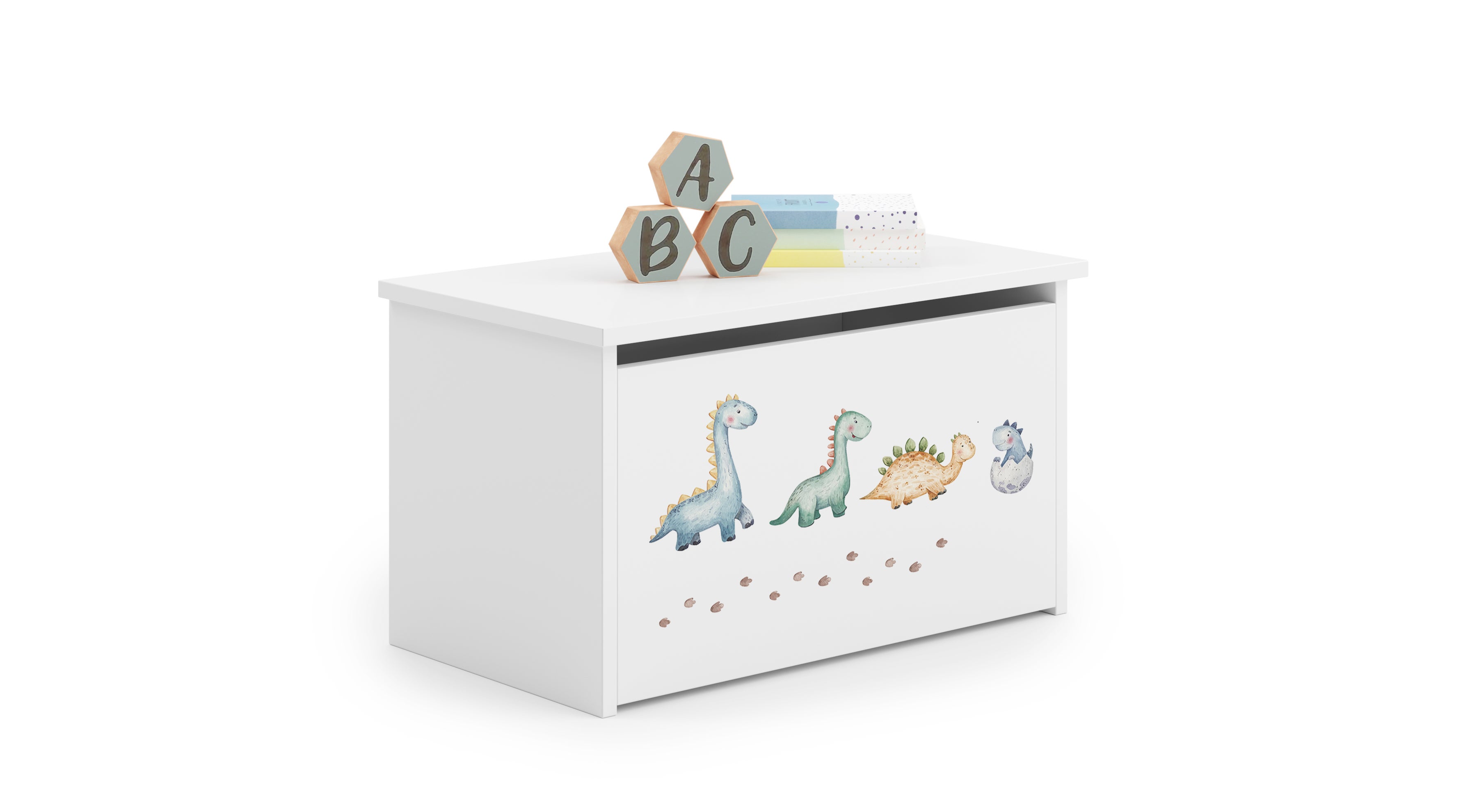 Piedistallo Portagiochi trapezoidale in Legno per Bambini
