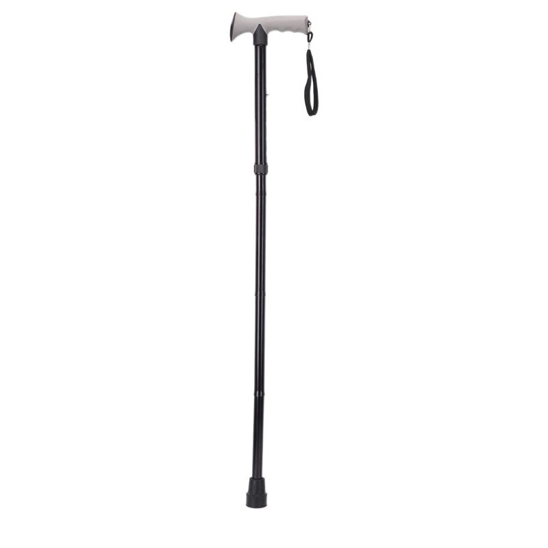 Bastón Plegable Y Regulable En Altura (80-92 Cm) - Para Senderismo, Caminar, Viajes, Ligero Y De Aluminio
