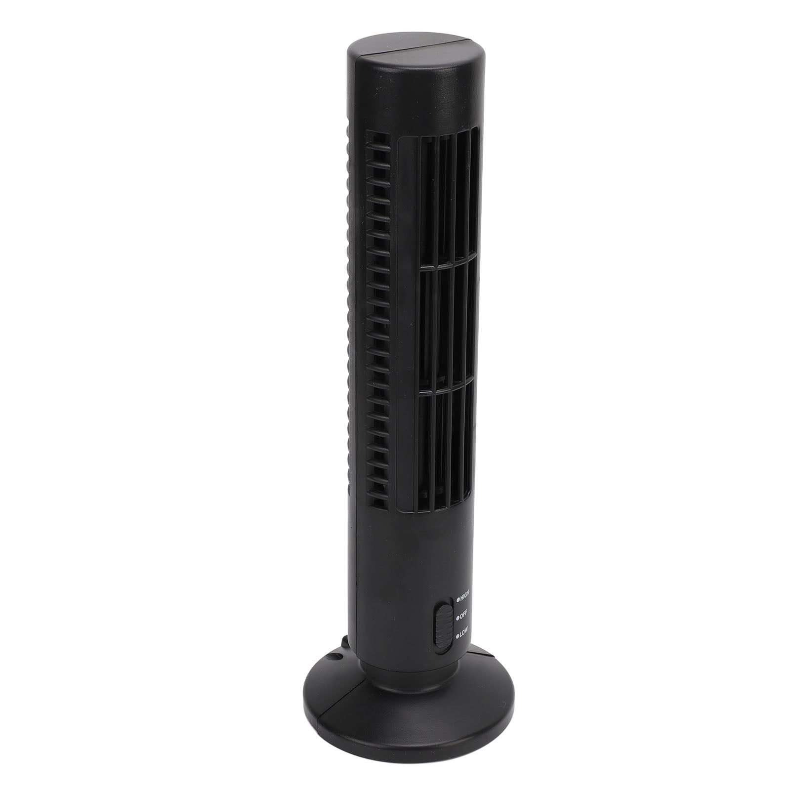Intelligent Floor ventilateur noir silencieux 2 vitesses puissant sans pales Tower ventilateur pour maison chambre bureau pièce - 8