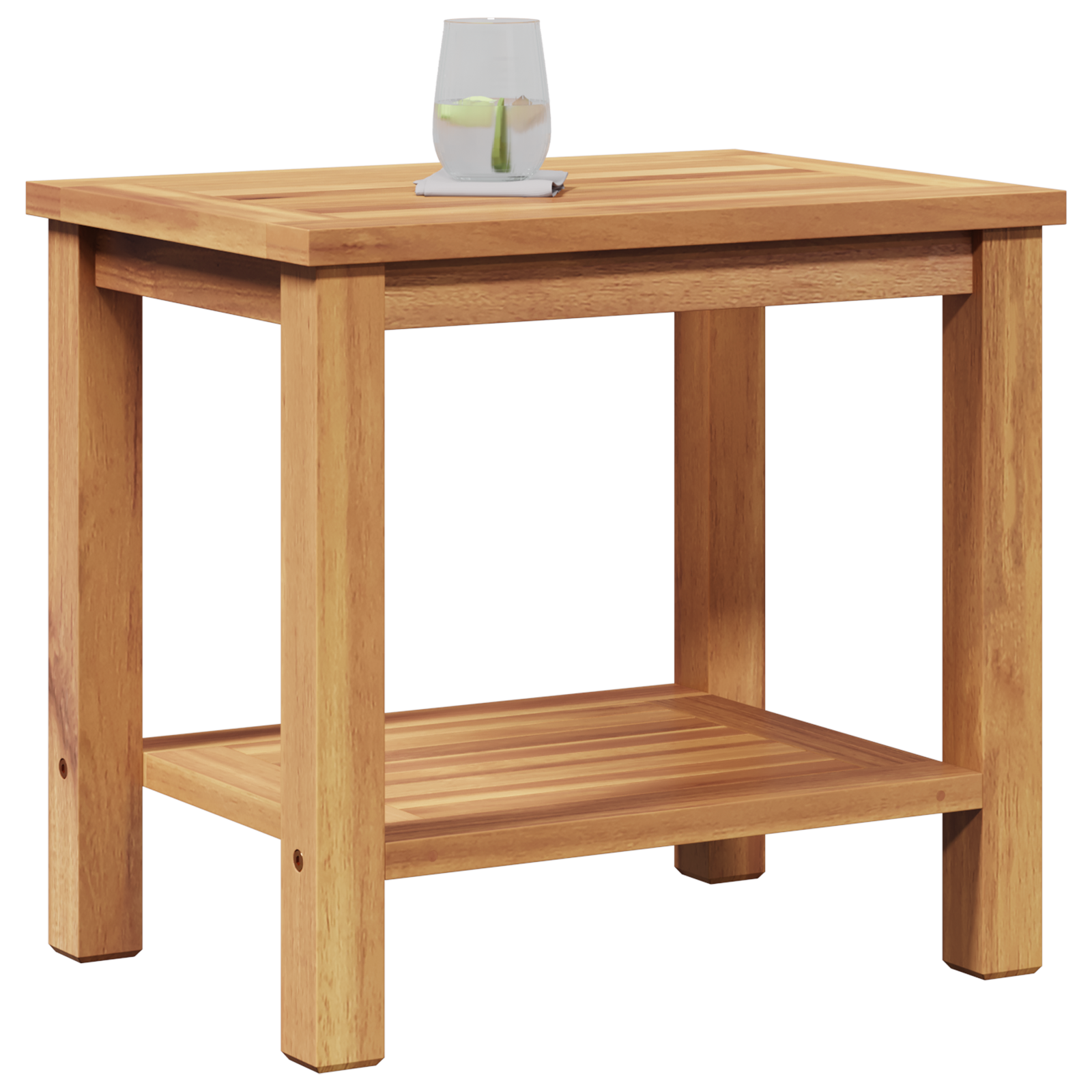 Table basse Marron 50 x 35 x 45 cm Bois de teck massif vidaXL - 3