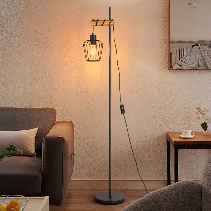 Anten Giraffe|Lampadaire Sur Pied Pivotant Vert|Douille E27 MAX 60W