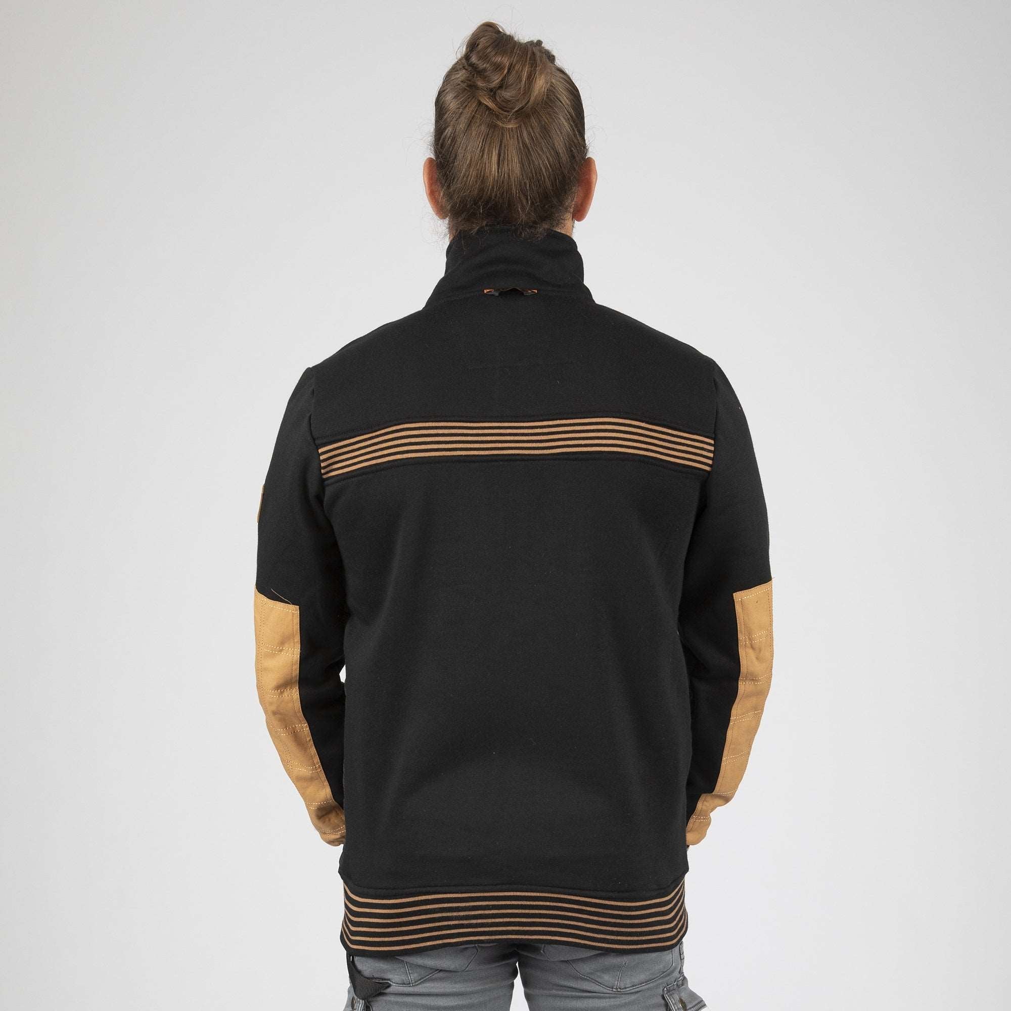 ANDREU - GILET DE TRAVAIL - 1513 Noir , Camel S - 3