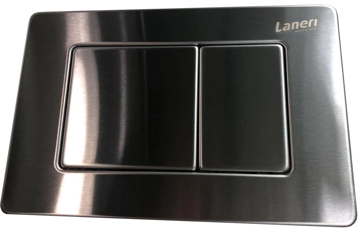 Tecno Struttura Con Cassetta Incasso Per Wc Vaso Sospeso Completa Di Placca Comando In Acciaio Inox Doppio Pulsante - 3