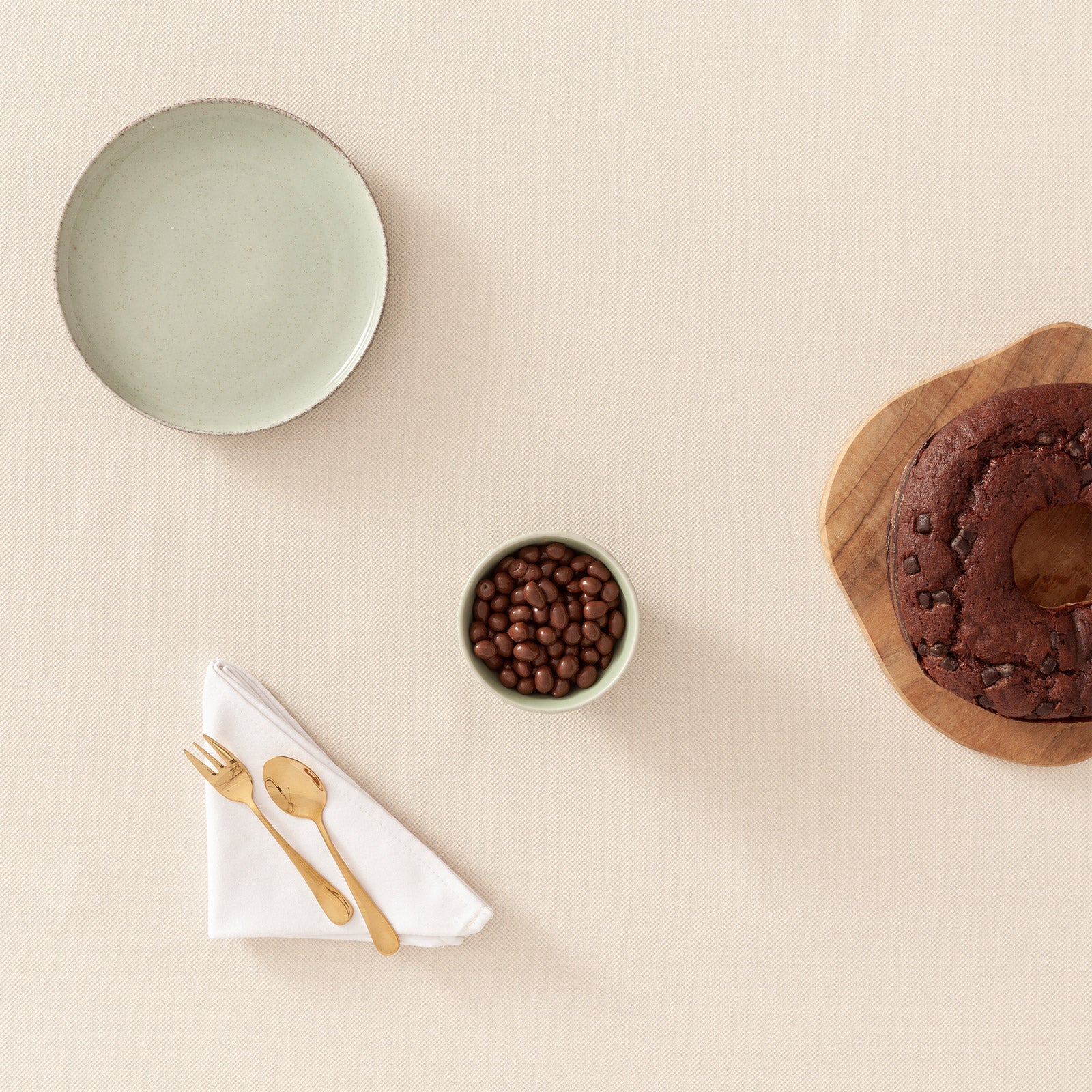 Tovaglia di Natale rettangolare in cotone jacquard ecru 140x350 cm - Lights - 3