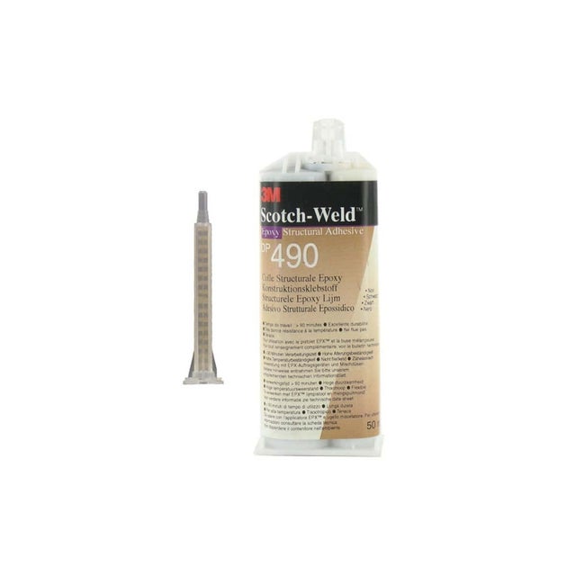 Pack Colle époxy bi composant 3M DP 490 50ml - Buse 3M mélangeuse EPX quadro