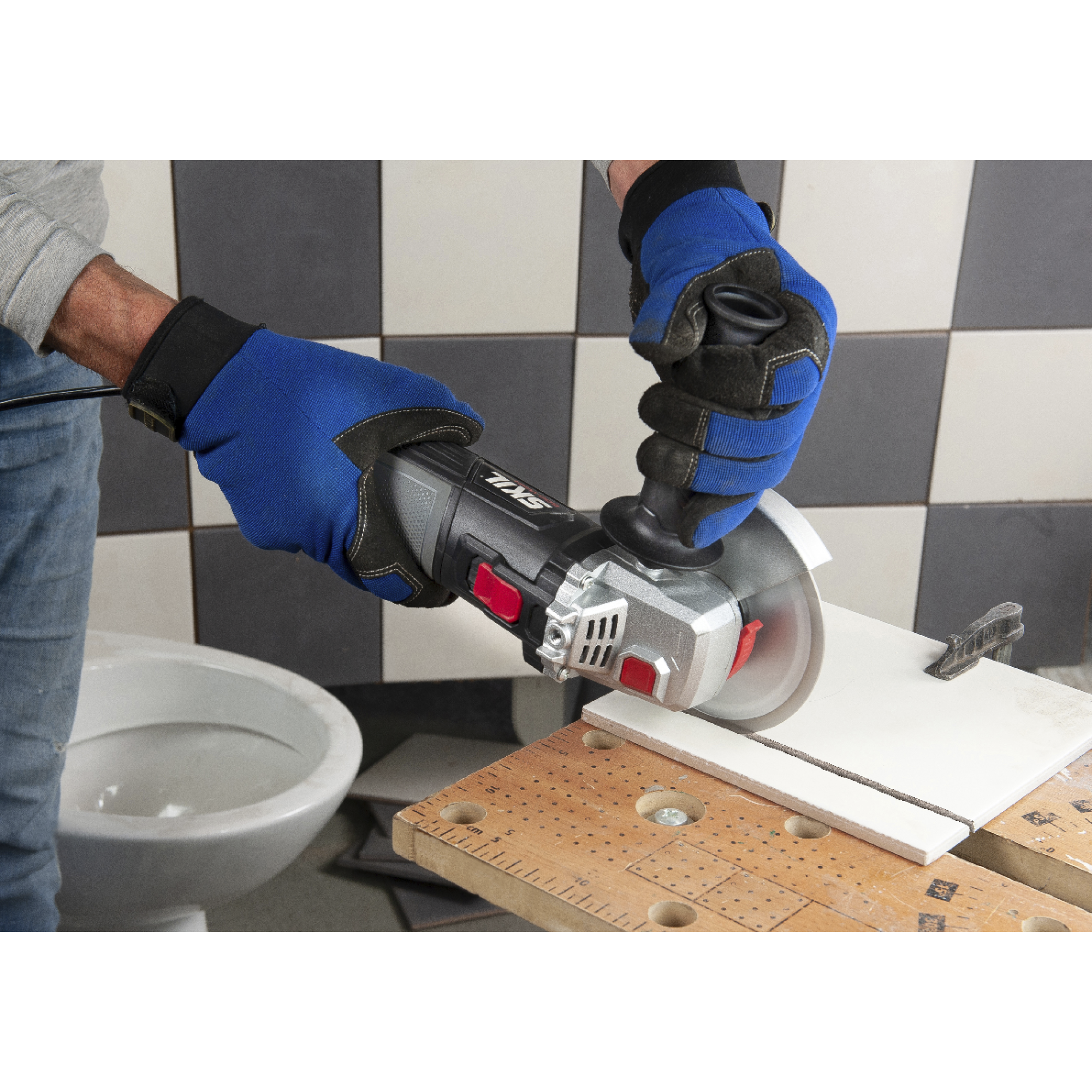 Meuleuse d’angle SKIL 9021 AA, 600 W, Ø 125 mm, poignée latérale - 6