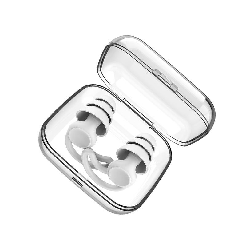 Isolamento Totale Tappi Per Orecchie 10 Pz 5 Sacchetto Multicolor Morbido Tappi For Le Orecchie Morbide Del Suono In Silicone - Foto 8