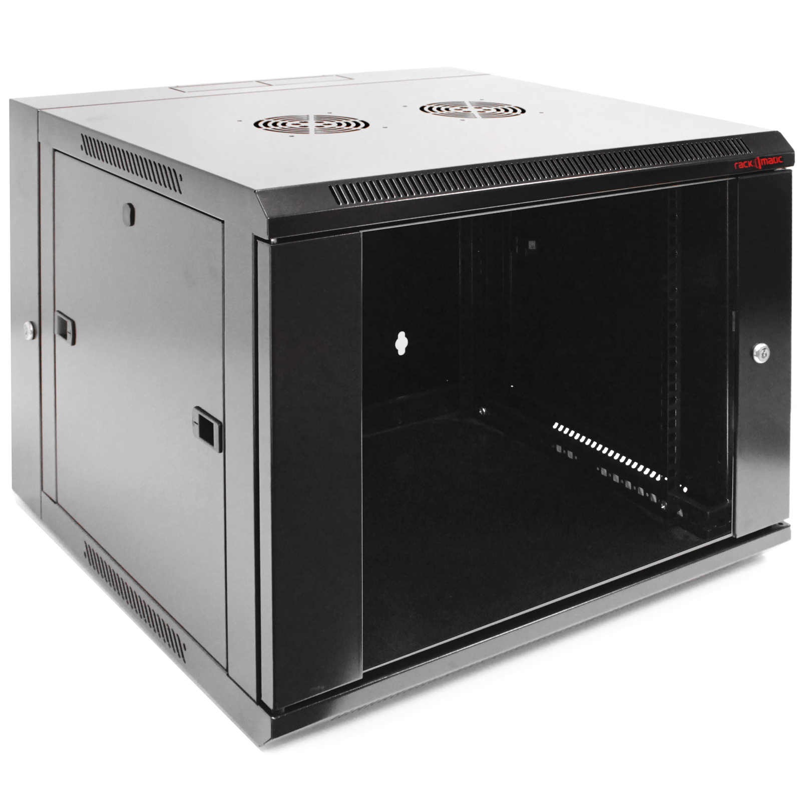 Armadio rack da muro 19'' basculante 9U 600x600x500mm parete SOHORack ...