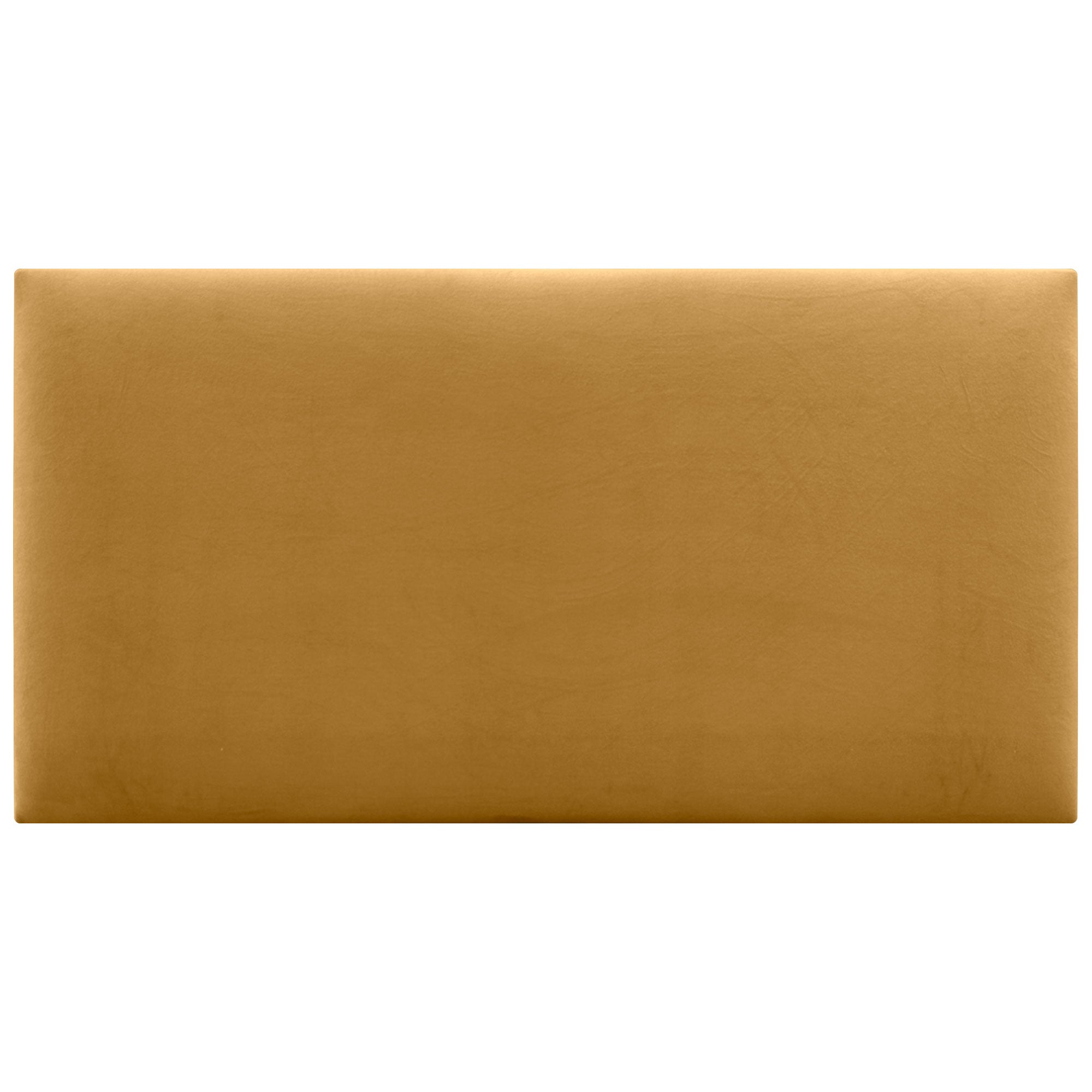 DHOME Testiera in Velluto Liscio Camera da letto Imbottita con Testiera Imbottita Moderna di Fascia Alta (Senape, 90x60cm) - 2