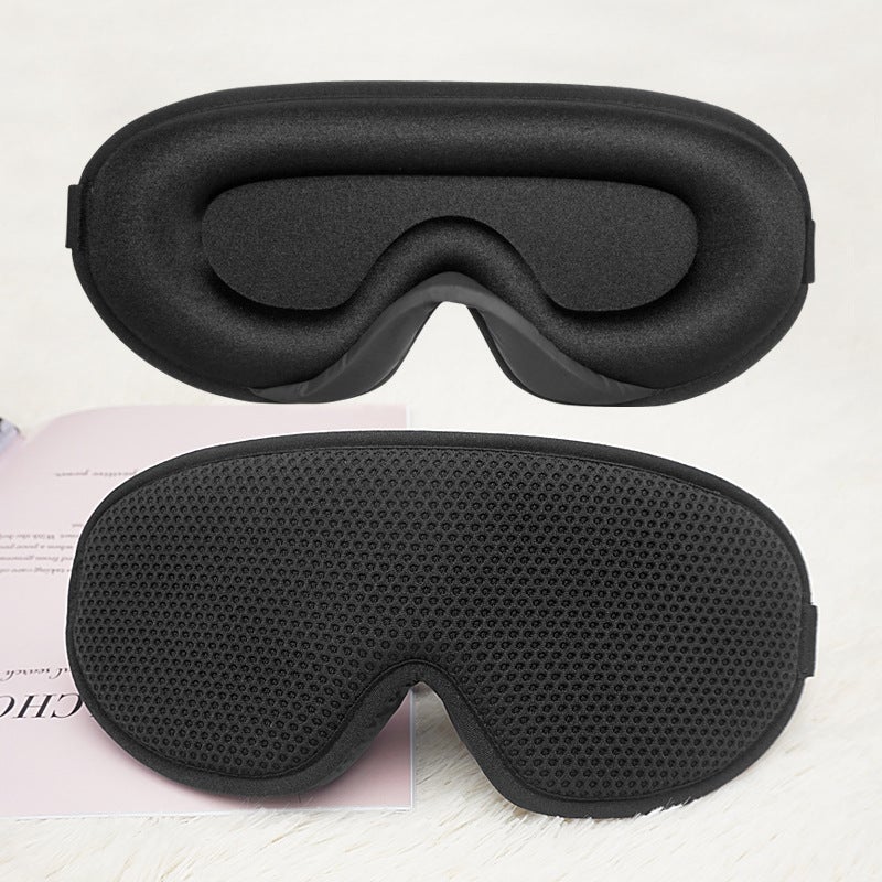 Lot De 50 Masques De Sommeil Noirs Respirants - Bandeaux Yeux Avec Coussinet Nasal Pour Voyage