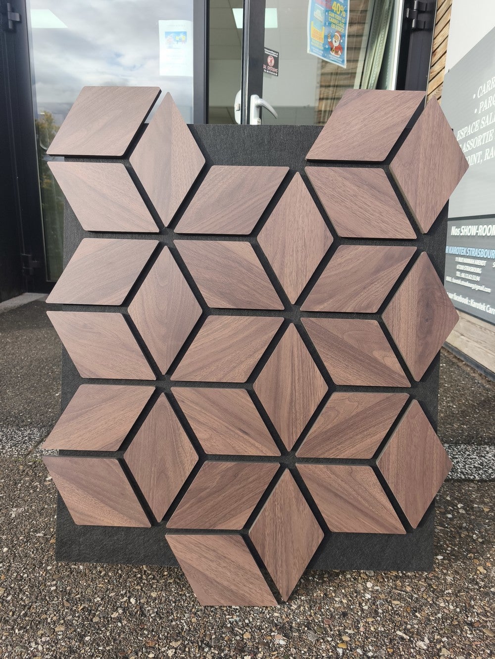 Panneaux Décoration Hexagonaux Design 84x69cm avec feutre acoustique - 2