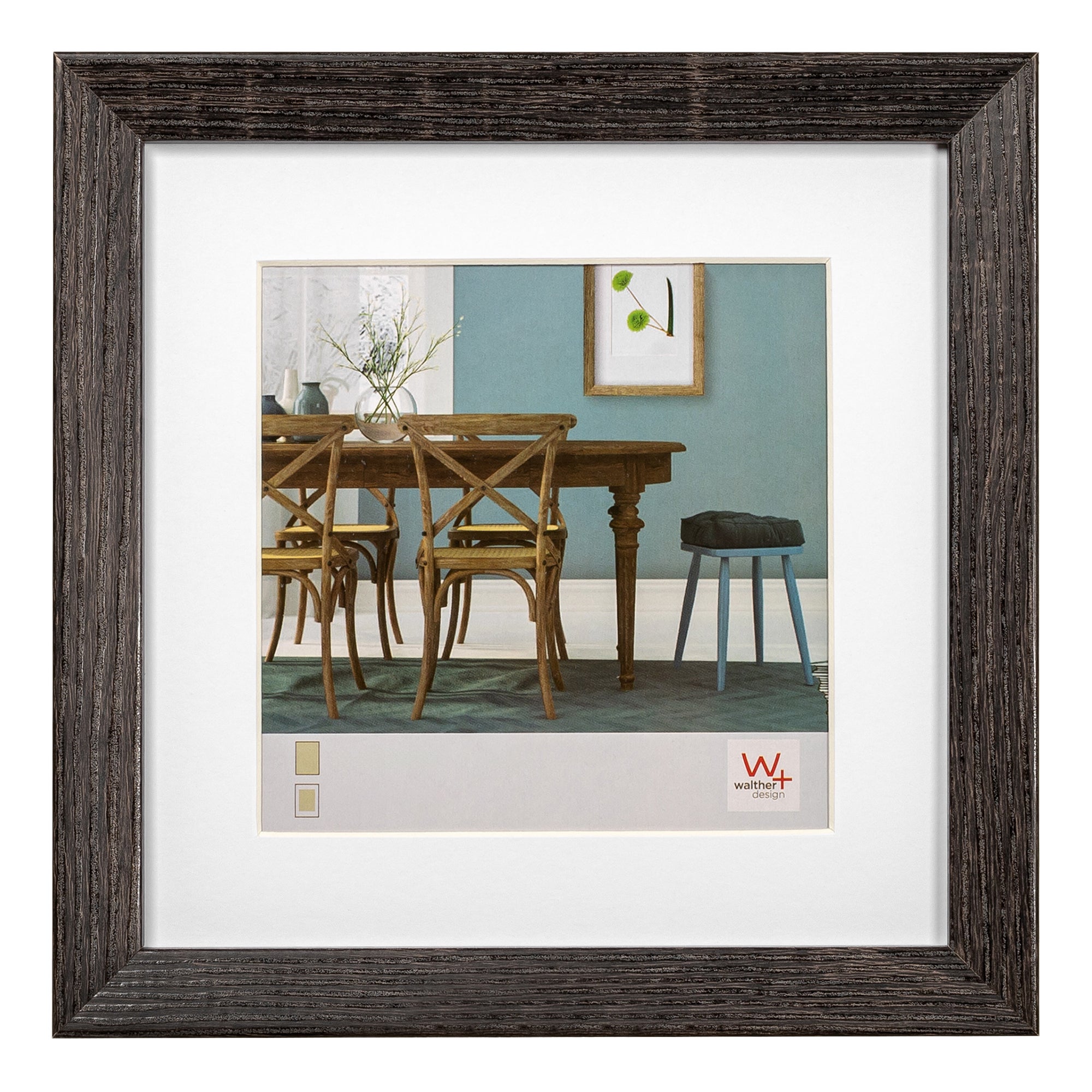 Cornice in legno Lisbon 14,8x21 cm (A5) | mogano | Vetro