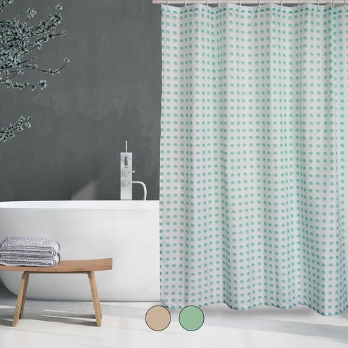 Tenda Doccia In Tessuto Poliestere Dsnyu | Motivi Colorati | Impermeabile Con Ganci Inclusi - 2