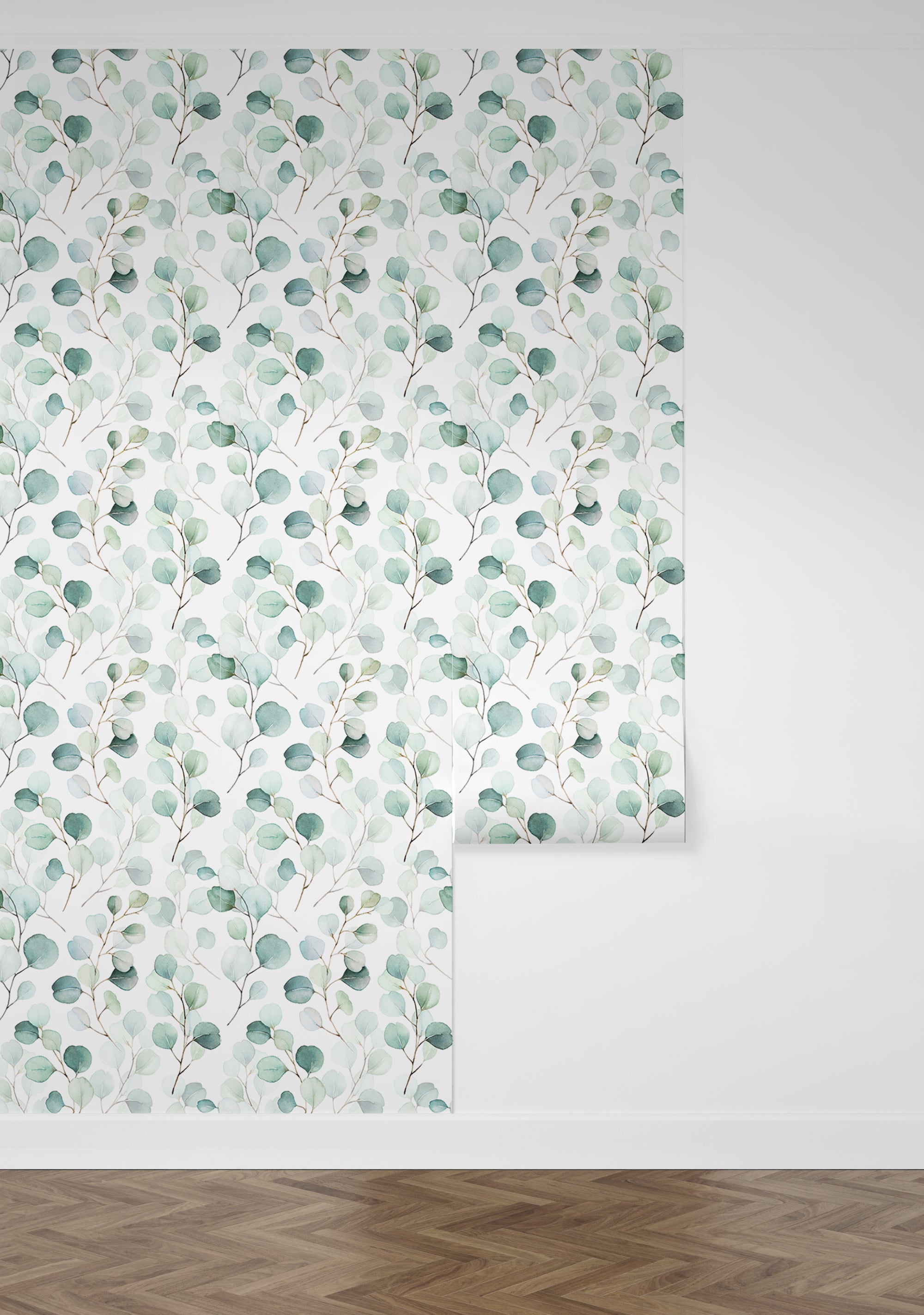 Papel pintado vinílico lavable para paredes, salones, cocinas, baños, pasillos y comedores -Eucalyptus 65x300 cm - 2