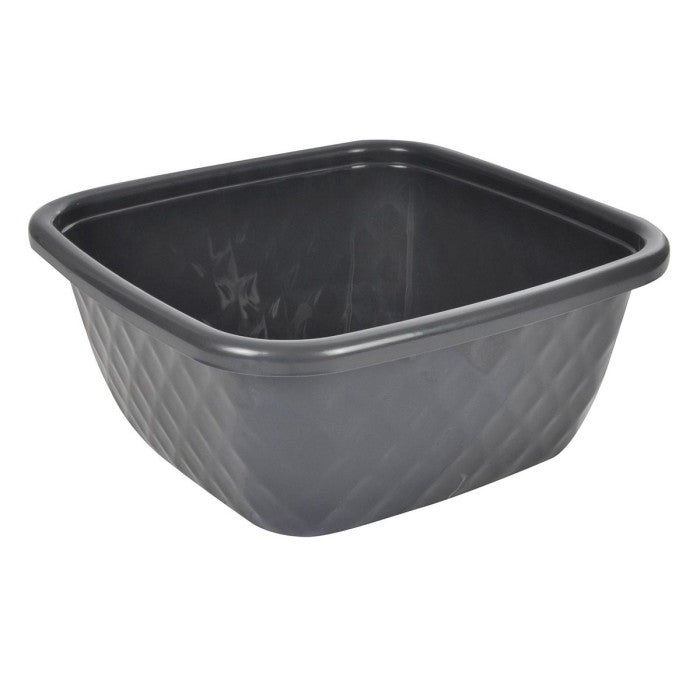 Bassine Carrée Stefanplast 34cm - Polyéthylène Blanc - Fabriqué En Italie