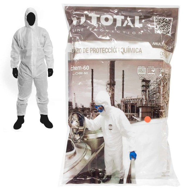 Buzo Protección Química Chem-60 (Talla L)