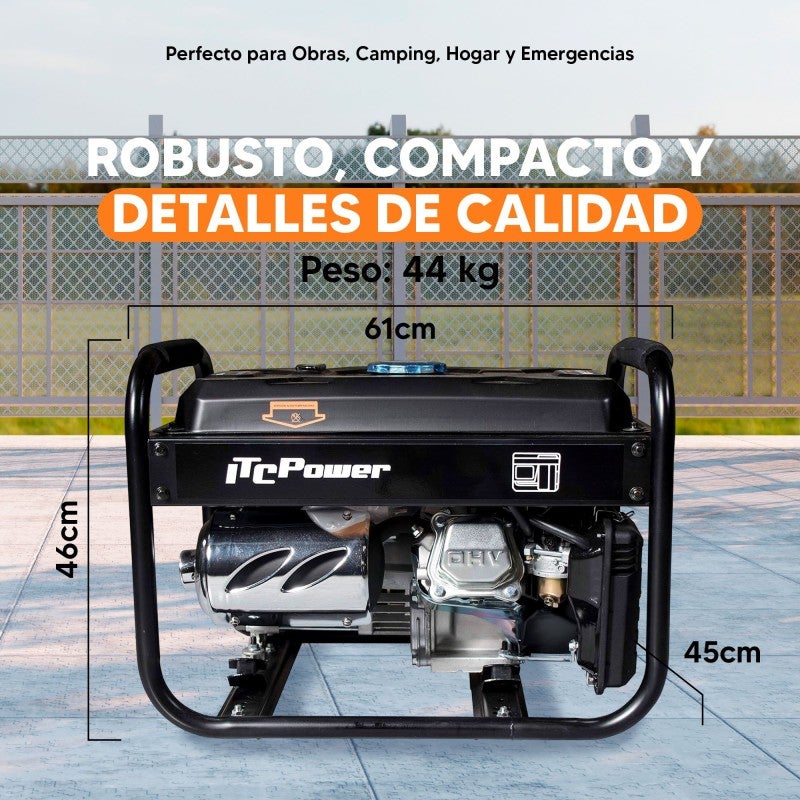 GG3000F Gerador Elétrico a Gasolina 2,8 kW ITCPower - 5