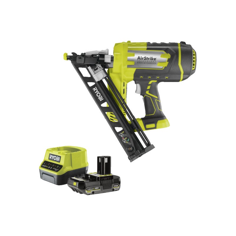 Pack RYOBI Cloueur de finition incliné à air comprimé R15GN18-0 - 18V ...