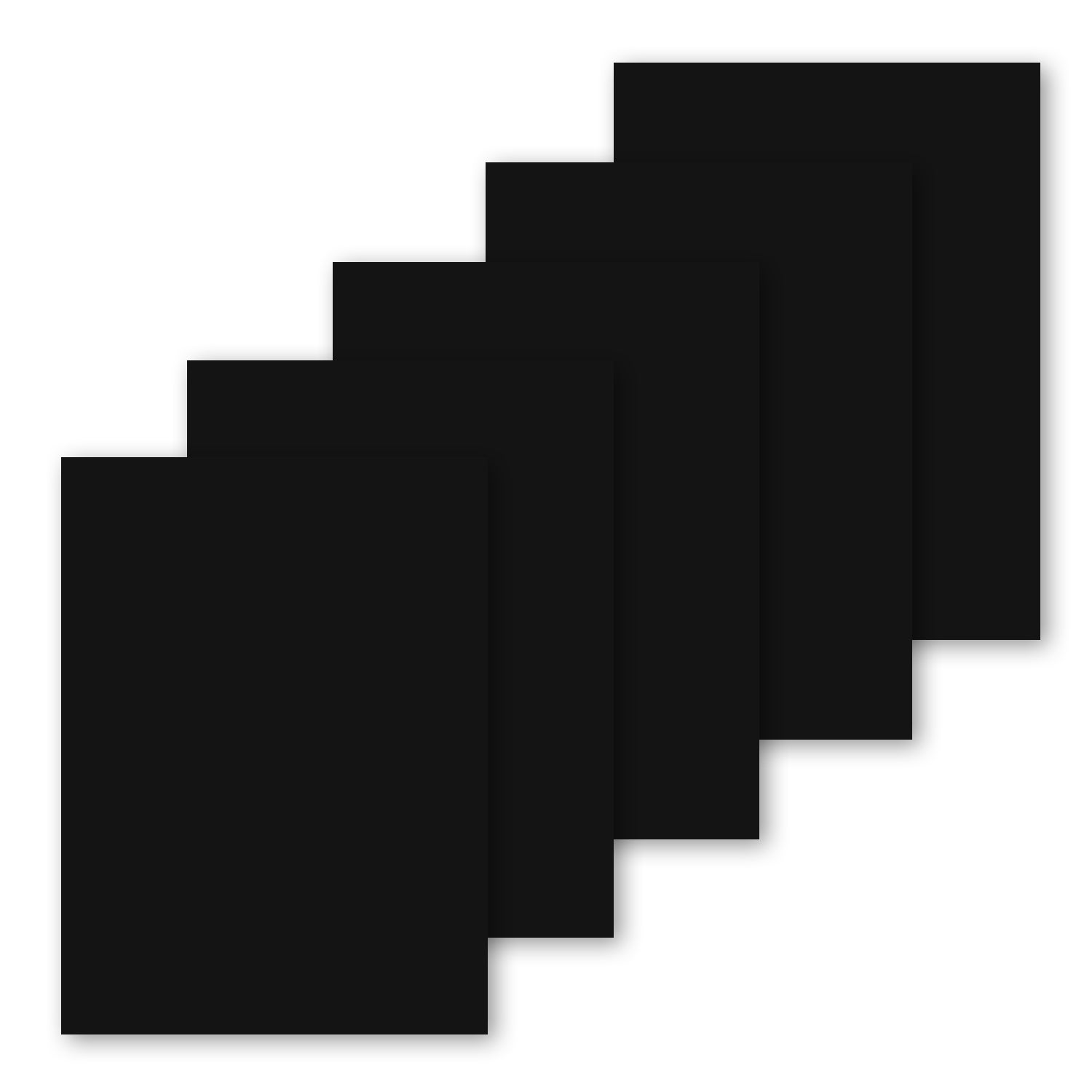 Samoprzylepne łatki naprawcze 5 arkuszy Black