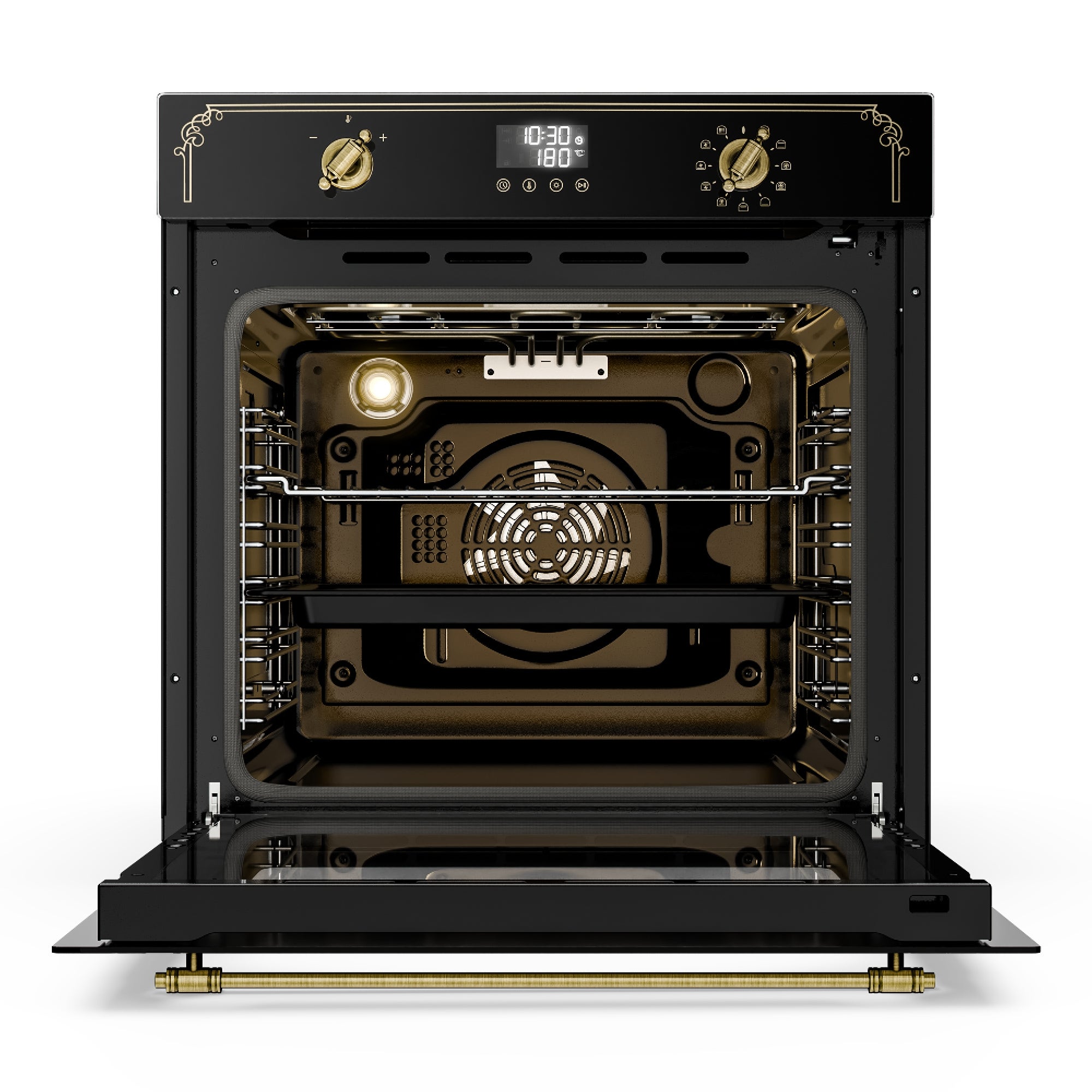 Four à pyrolyse 60 cm Cuisinière électrique avec fonction pyrolyse 3150W 76L Noir Klarstein Victoria - 5