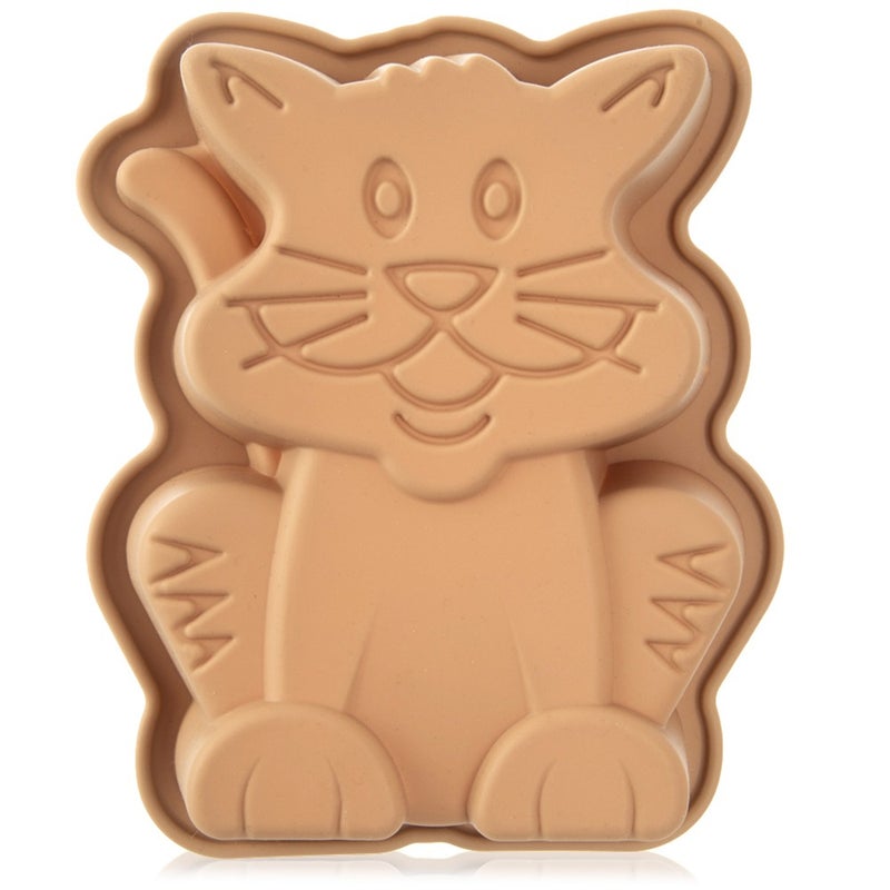 Forma do pieczenia silikonowa kot 20x16x4,5 cm