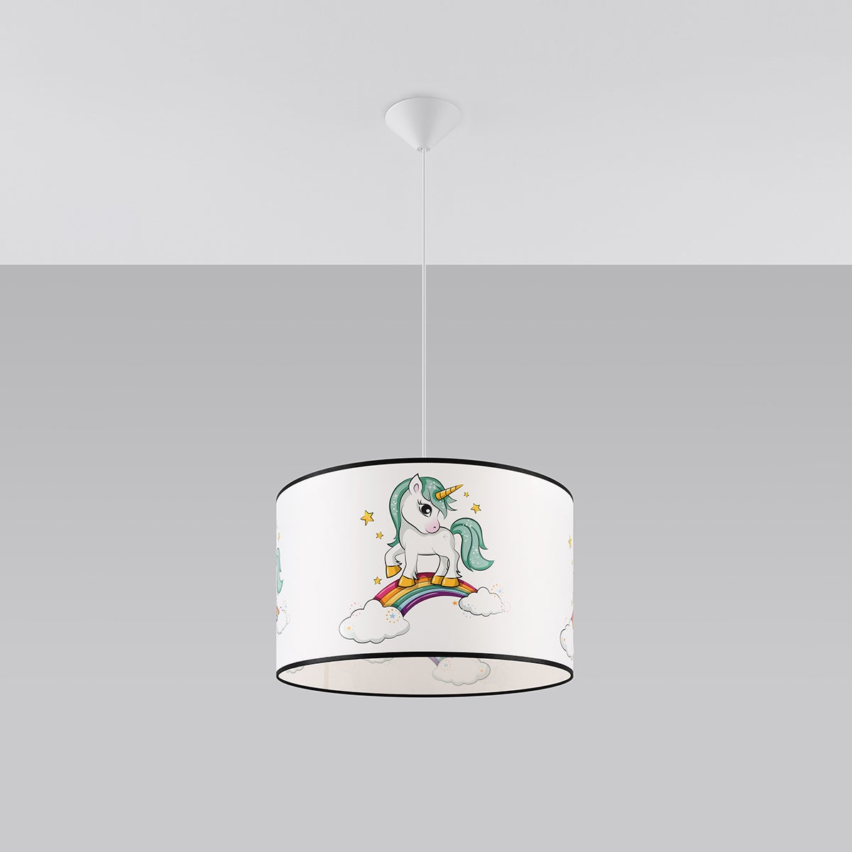 Lampa wisząca LINCRONE 40 LED 4000K - 40x40x95cm Sollux