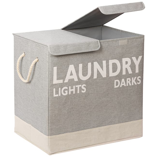 Sacchi Per Biancheria Sporca - 2 Pezzi Pieghevoli, Tessuto Oxford, Con Cordoncino, Per Casa E Viaggi - Foto 4