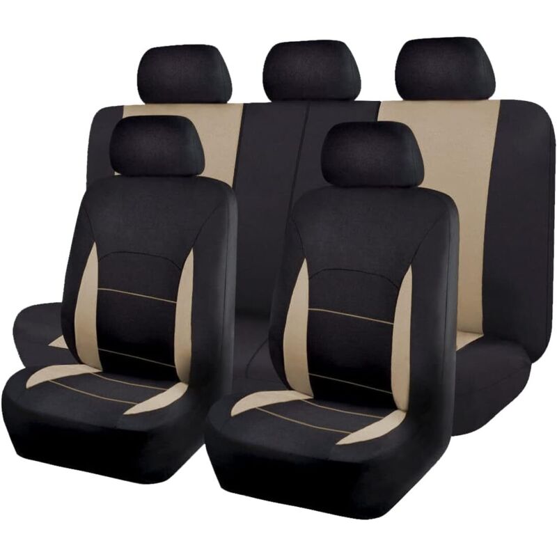 Housse Siege Arriere Voiture Housses De Siège Auto Xtremeauto - Ensemble Complet Avant/Arrière Gris Accessoire Auto Housse Siege Arriere Voiture Housses De Siège Auto Xtremeauto - Ensemble Complet Avant/Arrière Gris Accessoire Auto