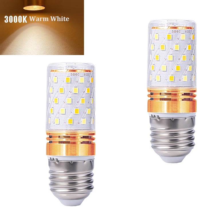 Zestaw 2 żarówek LED Edison E27, 16 W, ciepłe białe światło 3 000 K, 1 600 lm, odpowiednie do kinkietów i lamp sufitowych (złote)